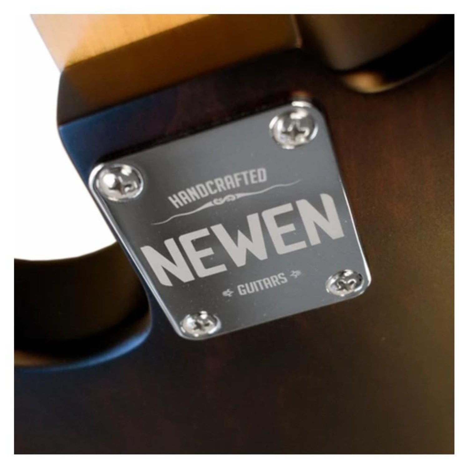 Newen Electric Guitars Newen Telecaster 6 String Electric Guitar #color_dark-wood