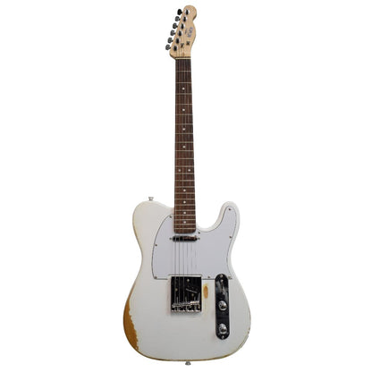 newen electric guitars white newen guitars relic tl 6 string electric guitar 