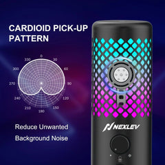 Nexlev Condenser Microphones NexLev CM-22 Chronicle Series Gaming RGB Condenser Microphone
