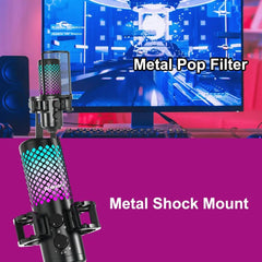 Nexlev Condenser Microphones Nexlev CM-22 Pro Chronicle Series Gaming RGB Condenser Microphone