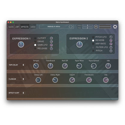 NIGHTFOX_AUDIO Virtual Instruments Nightfox Audio Retro Synthstack Virtual Instrument – Professional Audio Software & Plugin