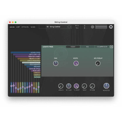 NIGHTFOX_AUDIO Virtual Instruments Nightfox Audio String Central Strings and Piano Layers Plug-In
