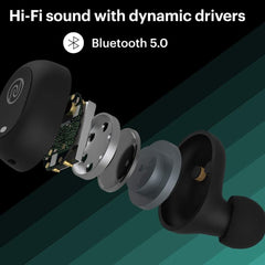 Noise Earphones Noise Shots Nuvo Heavy Bass Bluetooth Earbuds