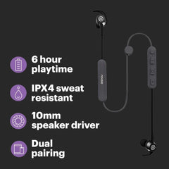 Noise In-Ear Neckband Headphones Noise Tune Sport 2 In-Ear Wireless Neckband Headphones