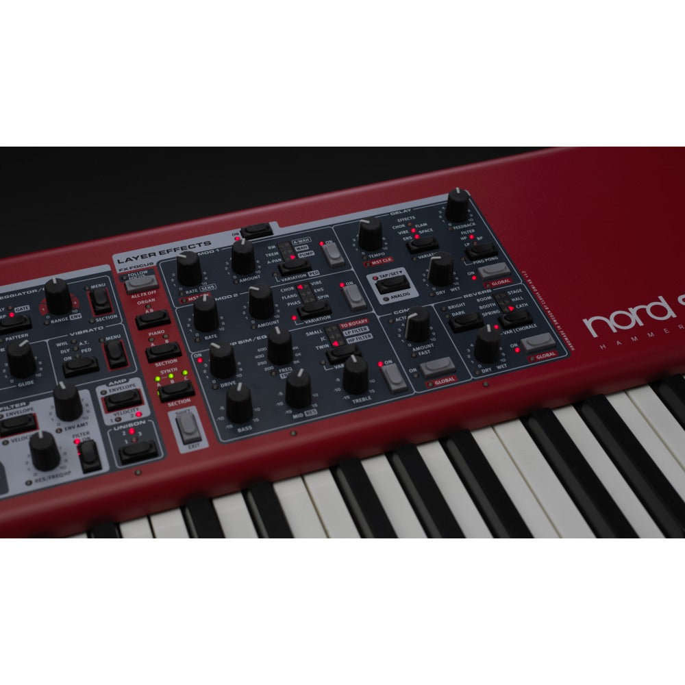 Nord Digital Pianos Nord Stage 4 Stage Piano with Fully Weighted Triple Sensor Keybed