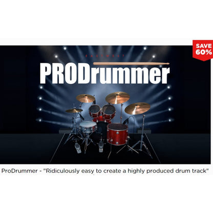 EastWest PRODRUMMER 1 & 2 Drum Machine Bundle