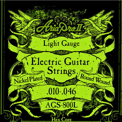 Aria AGS-800 Nickel Plated Round Wound Electric Guitar String