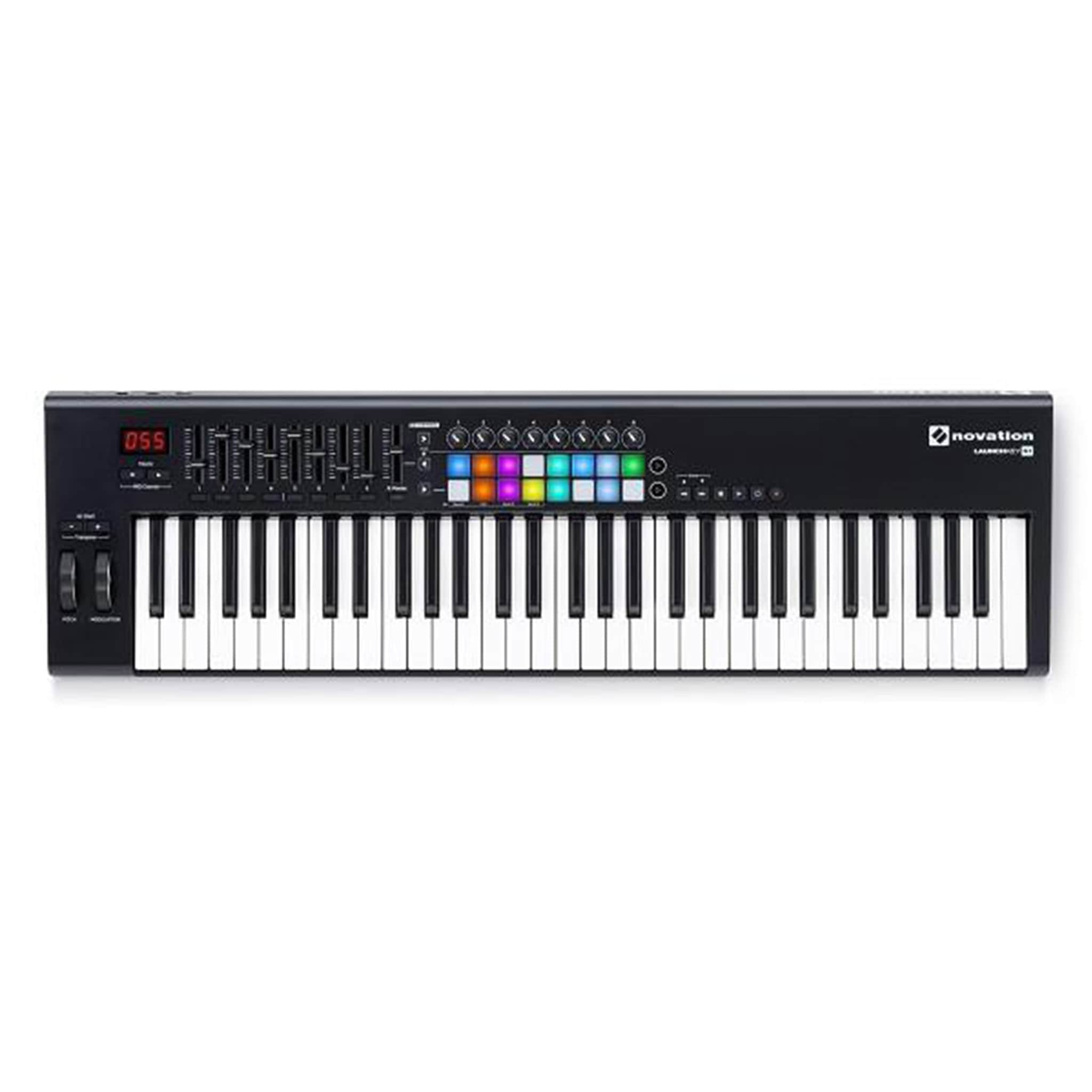 novation midi keyboards novation launchkey mkii 61 midi keyboard