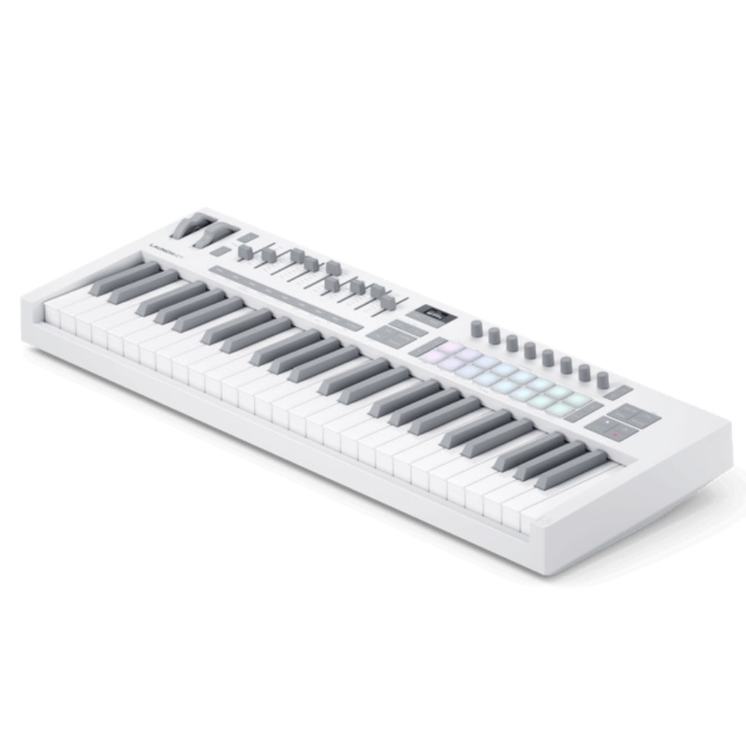 Novation Midi Keyboards White Novation Launchkey 49 MK4 Midi Keybord