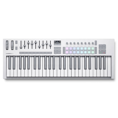 Novation Midi Keyboards White Novation Launchkey 49 MK4 Midi Keybord