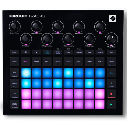 Novation Synthesizers Novation Circuit Tracks Midi Synthesiser
