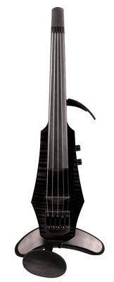 ns design electric violins black ns design wav5 series violin - ebony fingerboard    #color_black