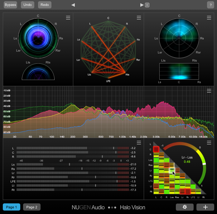 NUGEN Audio Virtual Processors Halo Vision: Spatializer Plugin