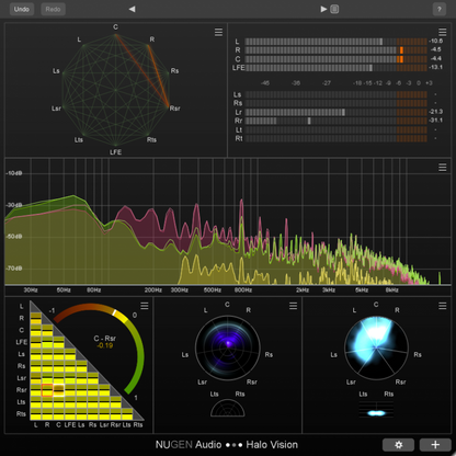 NUGEN Audio Virtual Processors Halo Vision: Spatializer Plugin