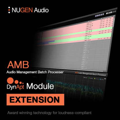 NUGEN Audio Virtual Processors NUGEN AMB DynApt Module Dynamic Adaptive Processing