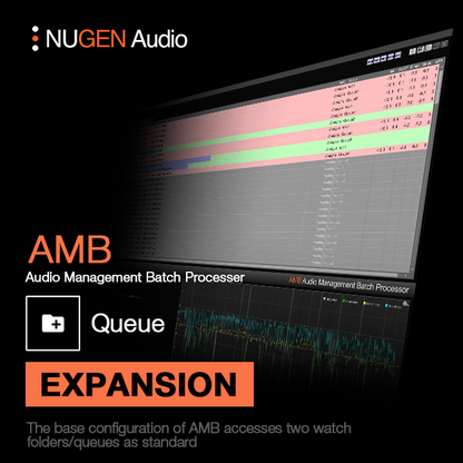 NUGEN Audio Virtual Processors NUGEN AMB Queue expansion Queue Expansion