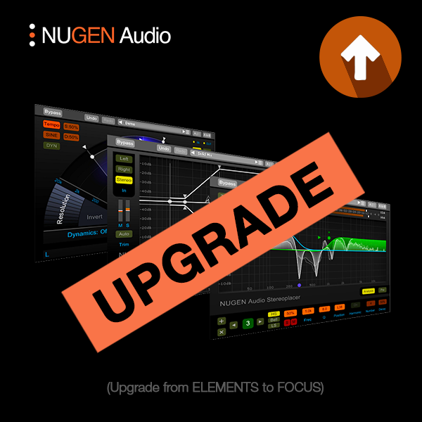 NUGEN Audio Virtual Processors NUGEN Focus Loudness Meter Upgrade from NUGEN Focus Elements