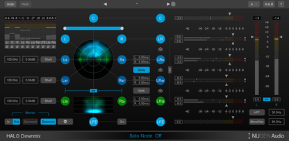 NUGEN Audio Virtual Processors NUGEN Halo Downmix Downmixing Plugin