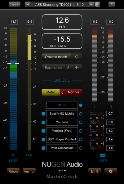 NUGEN MasterCheck Mastering Meter – Professional Audio Software & Plugin