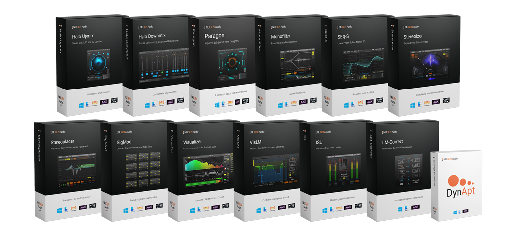 NUGEN Audio Virtual Processors NUGEN Post Bundle Post Production Plugin Bundle