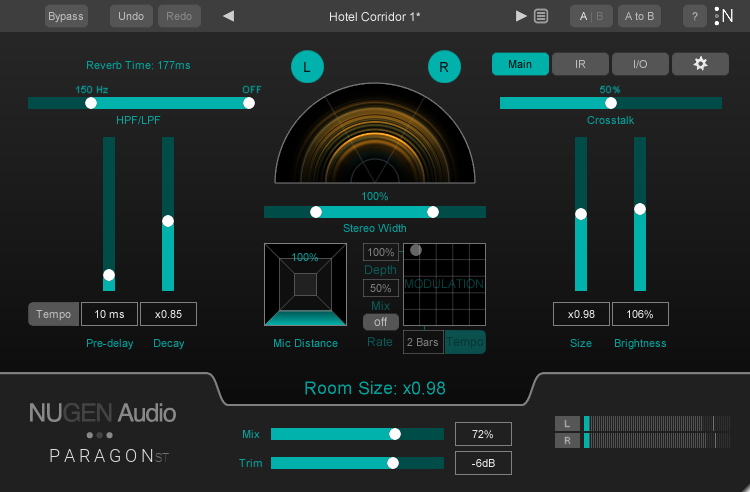 NUGEN Audio Virtual Processors Paragon ST: Mastering Plugin