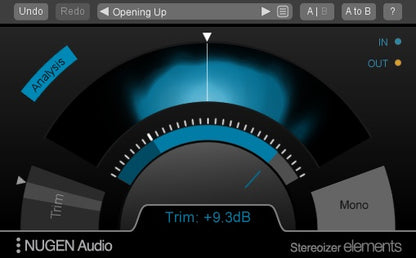 NUGEN Audio Virtual Processors Stereoizer Elements: Easy Stereo Enhancement – Professional Audio Software & Plugin