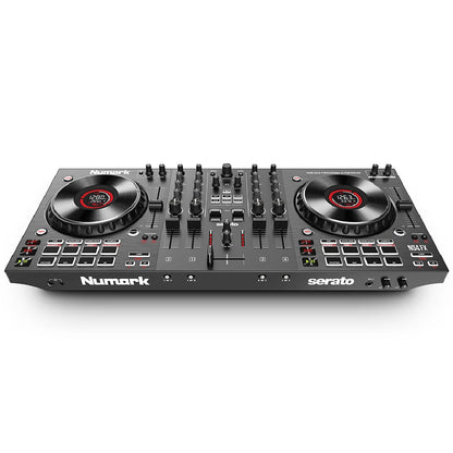 Numark DJ Controller Interfaces Black Numark NS4FX Professional 4-Deck DJ Controller