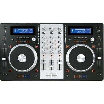 Numark DJ Controller Interfaces Numark Mixdeck Express DJ Controller with CD and USB Playback