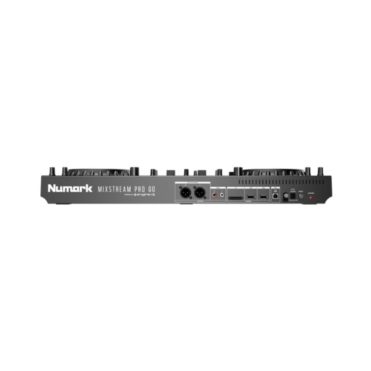 Numark DJ Controller Interfaces Numark Mixstream Pro Go Battery-Powered Standalone Streaming DJ Controller
