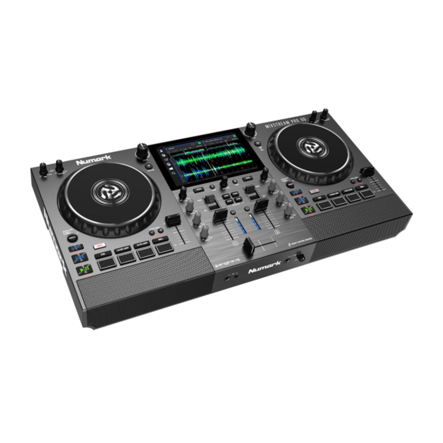DJ機材 Numark MIXSTREAM PRO GO Numark Mixstream Pro Go Battery-Powered Standalone Streaming DJ