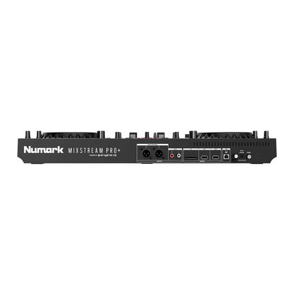 Numark DJ Controller Interfaces Numark Mixstream Pro + Standalone Streaming DJ Controller Built-In WiFi