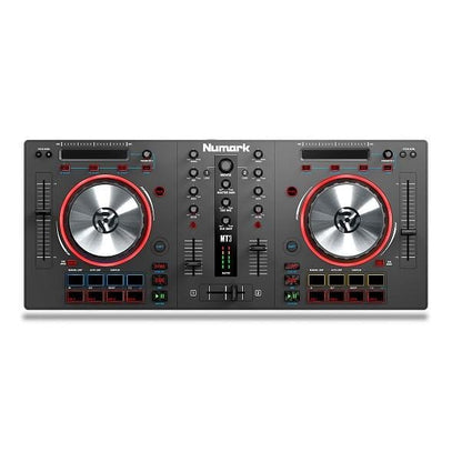 numark dj controller interfaces numark mixtrack 3 all-in-one virtual dj controller