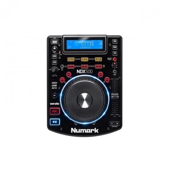 Numark DJ Controller Interfaces Numark NDX500 Media Player and Software Controller