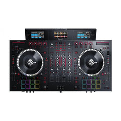 Numark DJ Controller Interfaces Numark NS7III 4-Channel Motorized DJ Controller & Mixer with Screens
