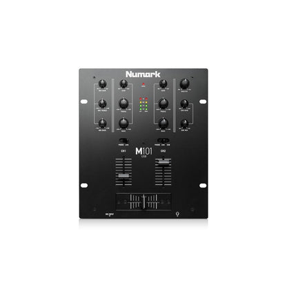 numark dj mixers numark m101usb black 2-channel dj mixer with usb