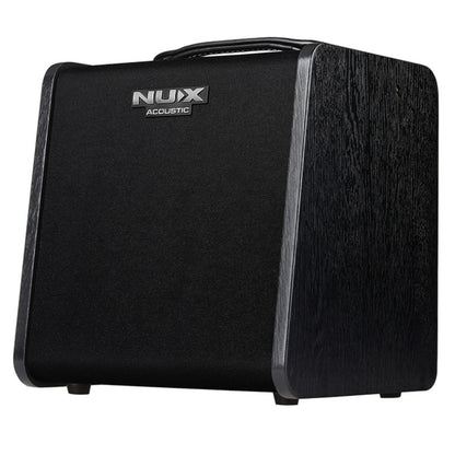 Nux Acoustic Guitar Amplifiers Black Nux AC-60 Stageman II Acoustic Guitar Amplifier