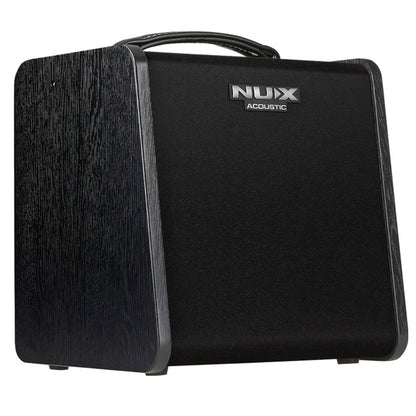 Nux Acoustic Guitar Amplifiers Black Nux AC-60 Stageman II Acoustic Guitar Amplifier