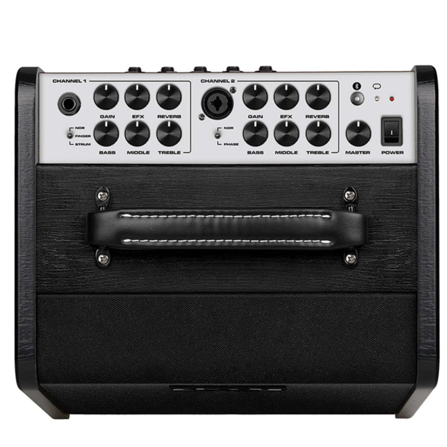 Nux Acoustic Guitar Amplifiers Black Nux AC-60 Stageman II Acoustic Guitar Amplifier