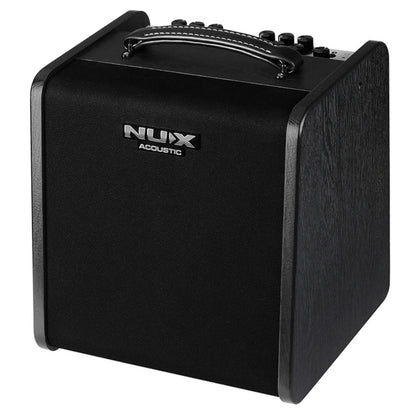 Nux Acoustic Guitar Amplifiers Black Nux AC-60 Stageman II Acoustic Guitar Amplifier