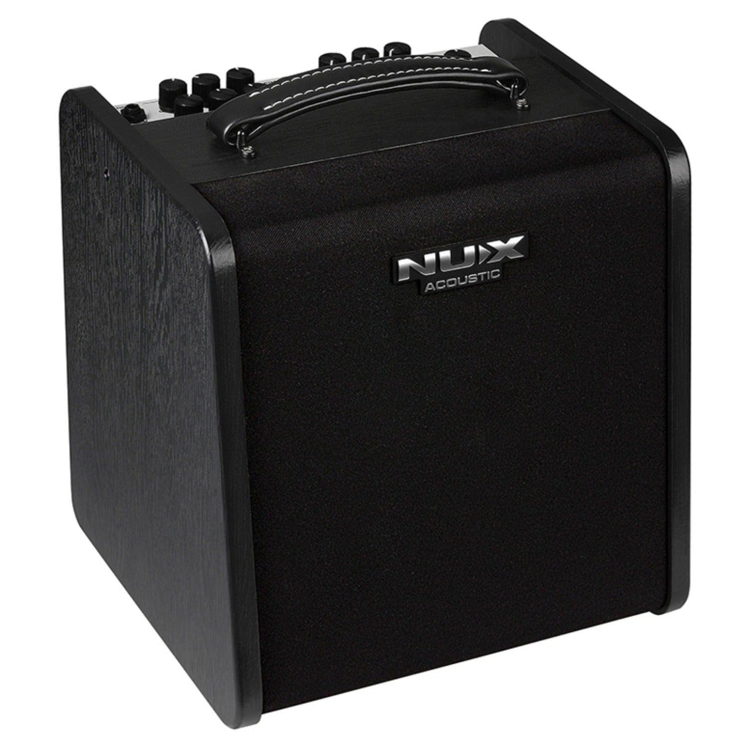 Nux Acoustic Guitar Amplifiers Black Nux AC-60 Stageman II Acoustic Guitar Amplifier