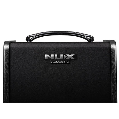 Nux Acoustic Guitar Amplifiers Black Nux AC-60 Stageman II Acoustic Guitar Amplifier