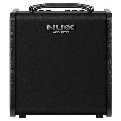 Nux Acoustic Guitar Amplifiers Black Nux AC-60 Stageman II Acoustic Guitar Amplifier