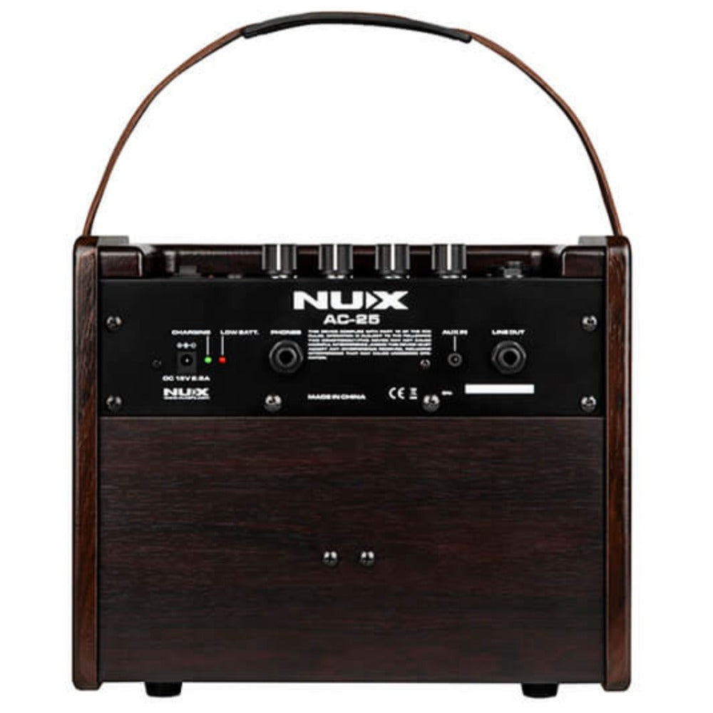 Nux Acoustic Guitar Amplifiers Nux AC-25 Portable Battery Operated Acoustic Guitar Amplifiers