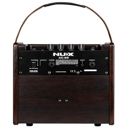 Nux Acoustic Guitar Amplifiers Nux AC-25 Portable Battery Operated Acoustic Guitar Amplifiers