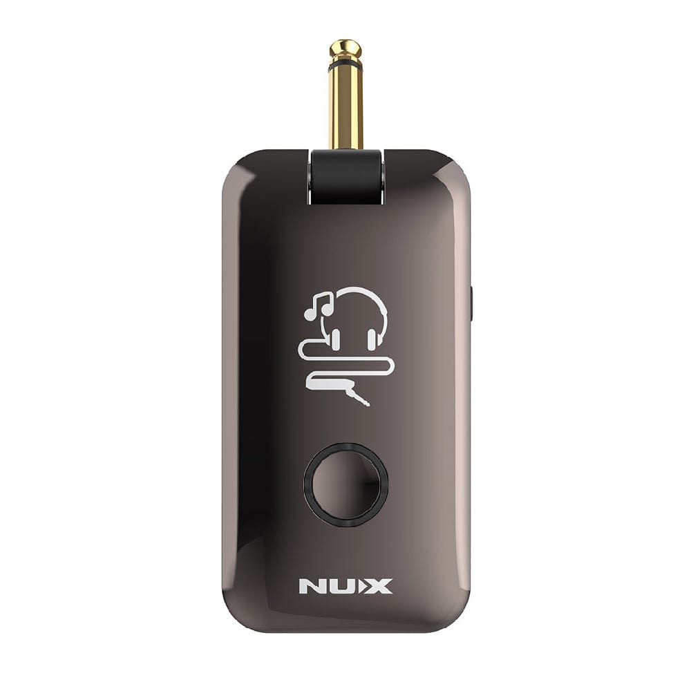 nux amplugs black nux mighty plug headphone guitar amplifier     