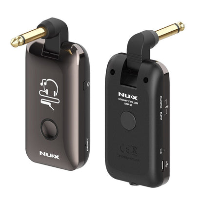 nux amplugs black nux mighty plug headphone guitar amplifier     