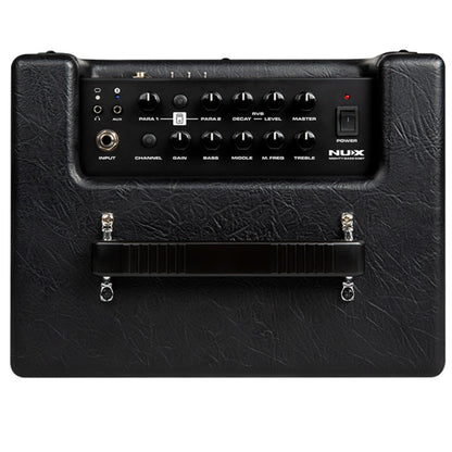 Nux Bass Combo Amplifiers Black Nux NBA-50 Mighty Bass 50BT Combo Bass Amplifier 