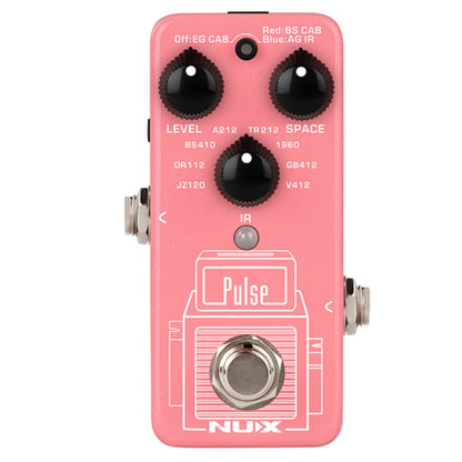 Nux Cab Sim / IR Loader Pink Nux NSS-4 Pulse Mini IR-Loader Effect Pedal