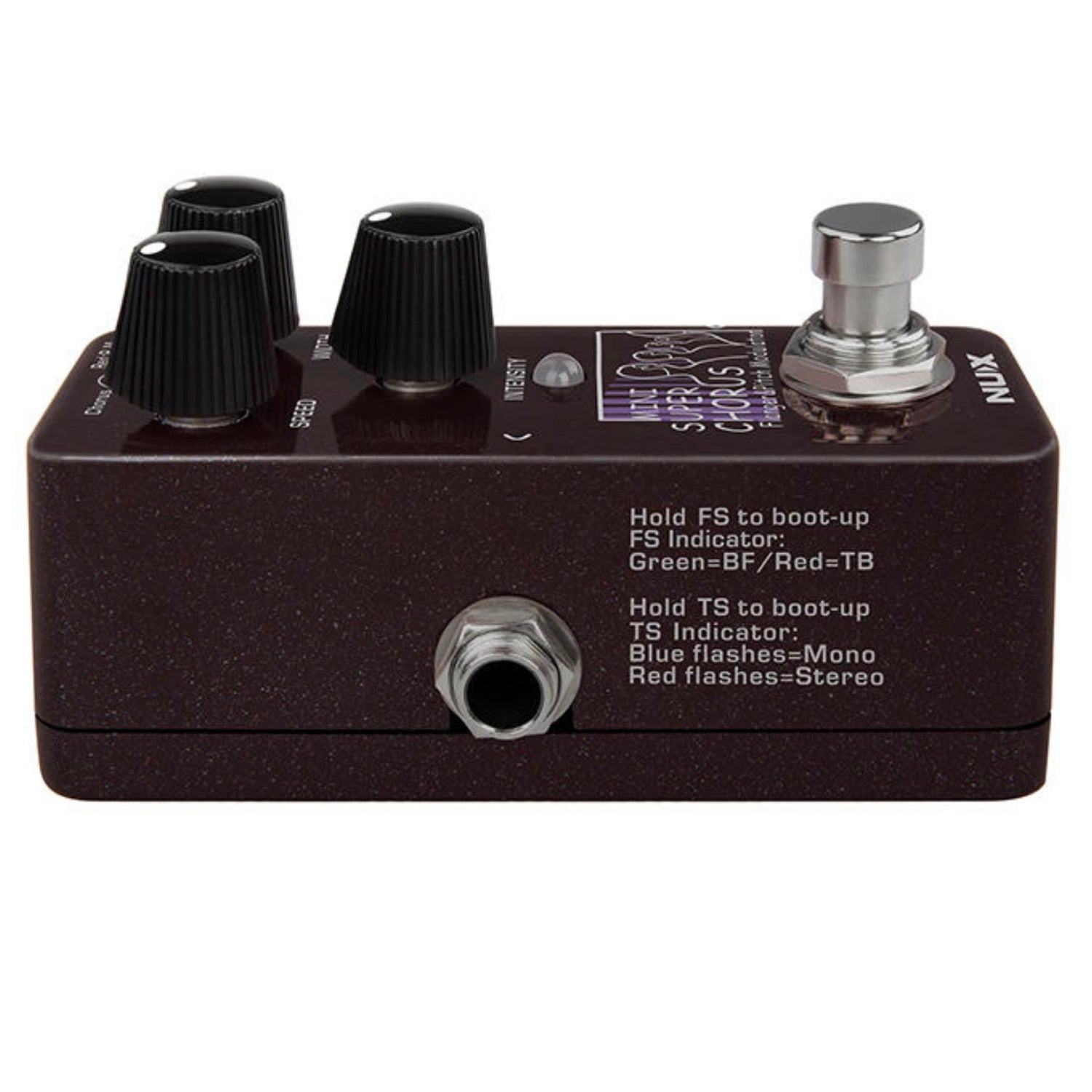 Nux Chorus Pedals Black Nux NCH-5 Mini SCF Super Chorus Flanger Effect Pedal 