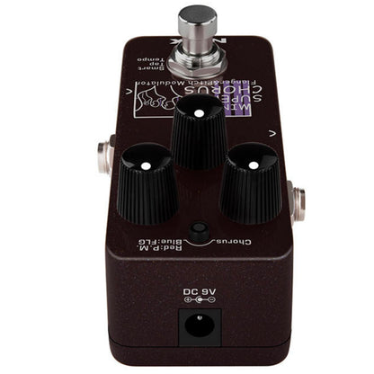 Nux Chorus Pedals Black Nux NCH-5 Mini SCF Super Chorus Flanger Effect Pedal 